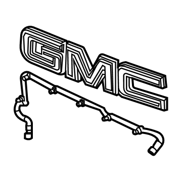 GM 84222842 Nameplate, Fuse Red