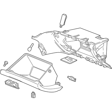 GM 85577994 Glove Box Assembly