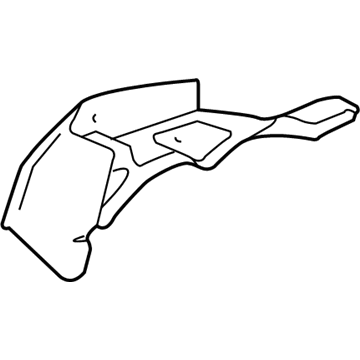 GM 20951293 Outer Reinforcement, Passenger Side