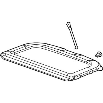GM 42472884 Luggage Cover, Titanium