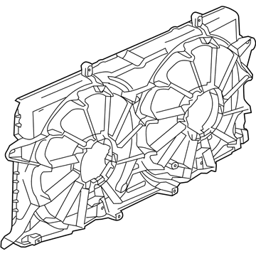 GM 23123635 Fan Shroud, Rear