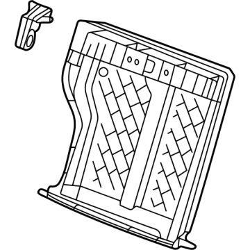 GM 84722262 Seat Back Frame, Rear