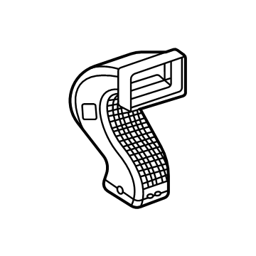 GM 84861046 Center Duct, Driver Side