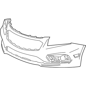 Chevy Cruze Limited Bumper - 94525910