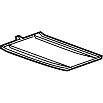 GM 26223069 Lower Plate Mat, Jet Black