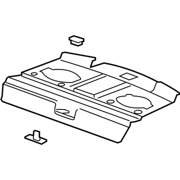 GM 23170281 Package Tray Panel, Rear