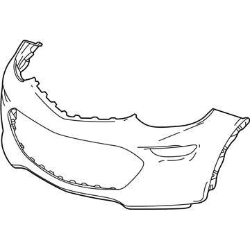 GM 42518918 Bumper Cover, Front