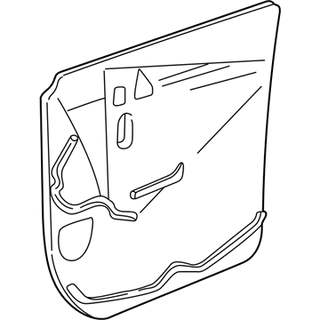 GM 15762237 Water Deflector, Driver Side