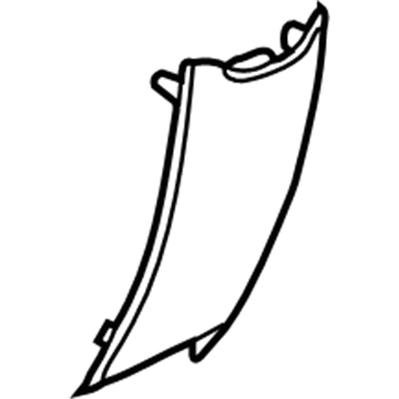Saturn 15827479 Rear Trim Panel