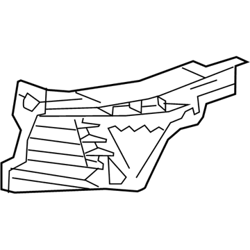 GM 20983487 Front Brace, Passenger Side