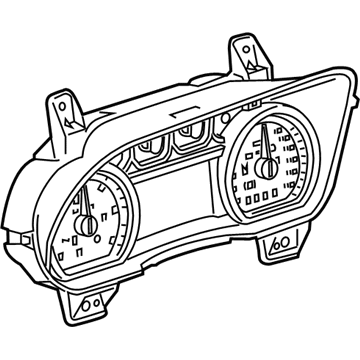 GMC Instrument Cluster - 84054171