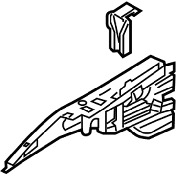 GM 84228154 Upper Rail Assembly, Front Driver Side
