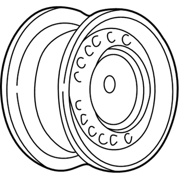 1988 Chevy Corsica Spare Wheel - 9591661