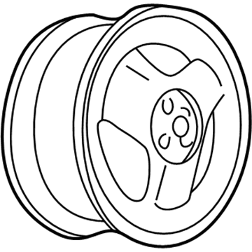 1995 Pontiac Sunfire Spare Wheel - 12360443