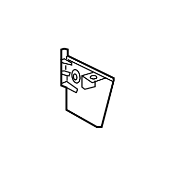 GM 23188330 Wheelhouse Liner Deflector, Rear Driver Side