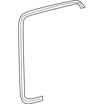 2007 Pontiac Vibe Weather Strip - 88973152