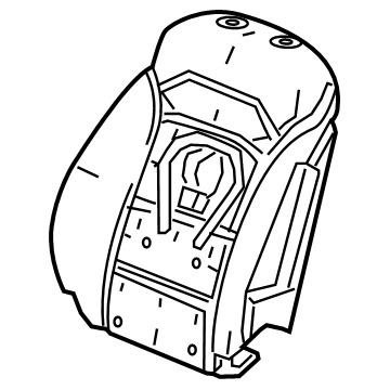 Chevy 84950474 Seat Back Pad