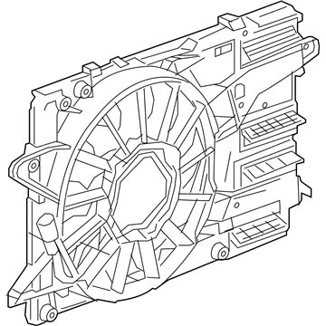 Buick LaCrosse A/C Condenser Fan - 86828263