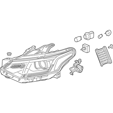 Chevy Traverse Headlight - 84573719