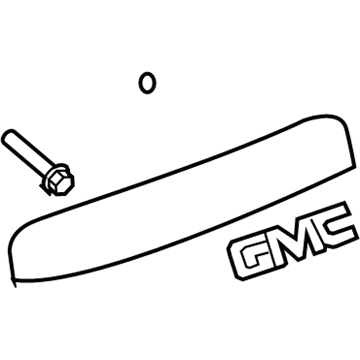 GM 22786317 Applique, Rear