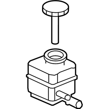 GM 92202130 Power Steering Pump Reservoir