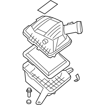 Hummer H3T Air Filter - 25940117