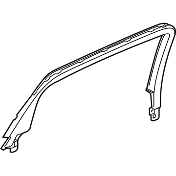 GM 26688656 Upper Molding, Rear Driver Side