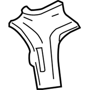 GM 15249314 Upper Reinforcement, Rear Passenger Side