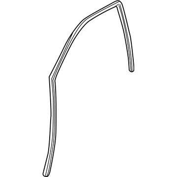 GM 24419428 Run Channel, Front Driver Side