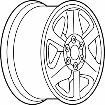 Chevy Trailblazer Spare Wheel - 9593387