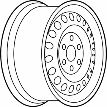 Chevy Trailblazer Spare Wheel - 9593405