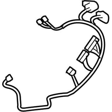 GM 20845896 Wire Harness, Front Passenger Side