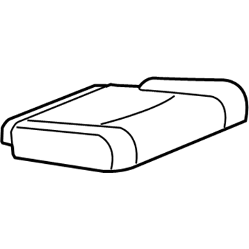 GM 22971634 Cushion Cover, Titanium, Passenger Side