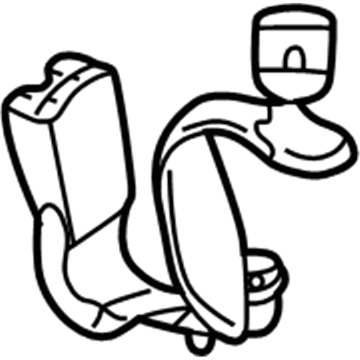 2002 Saturn L100 Seat Belt - 22678013