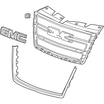 GM 22764302 Grille Assembly