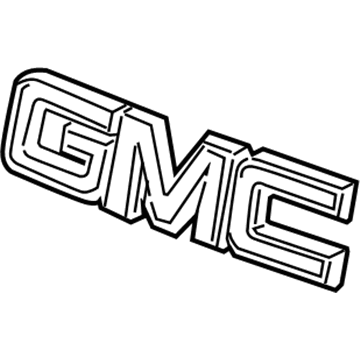 GM 22764298 Emblem, Front