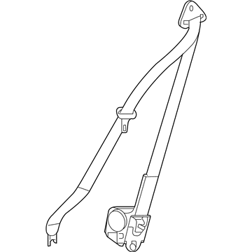 Chevy Equinox Seat Belt - 89026285