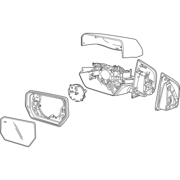 2023 Chevy Colorado Side View Mirrors - 85647675