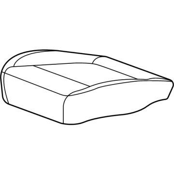 GM 42788163 Cushion Cover, Black, Front Driver Side