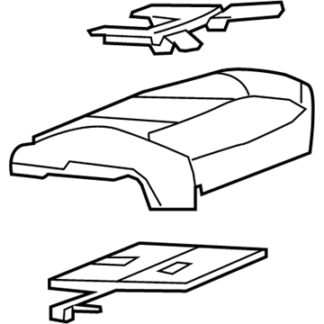 Cadillac DTS Occupant Detection Sensor - 25886107