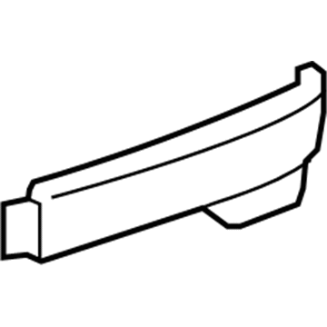 GM 15216169 Front Panel, Blue, Passenger Side