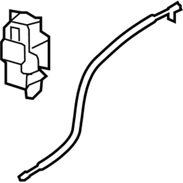 GM 25876398 Lock Actuator, Rear Passenger Side