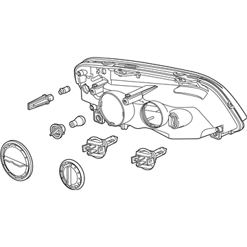 GM 92245553 Headlamp Assembly