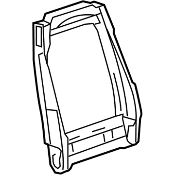 Hummer 22804412 Seat Back Frame