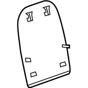 GM 19127588 Seat Back Panel