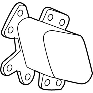 GM 12607900 Oil Cooler