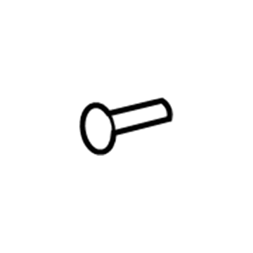 GM 11519109 Side Molding Bolt, Upper, Rubber