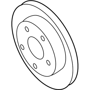 GM 20792027 Rotor, Rear