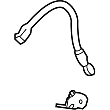 GM 84068673 Flex Hose, Passenger Side