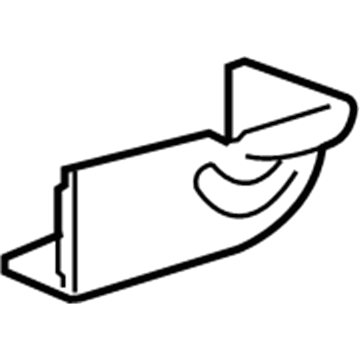 GM 89043969 Track Cover, Gray